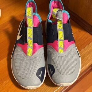 Nike Kids' Pink and Gray Sneakers